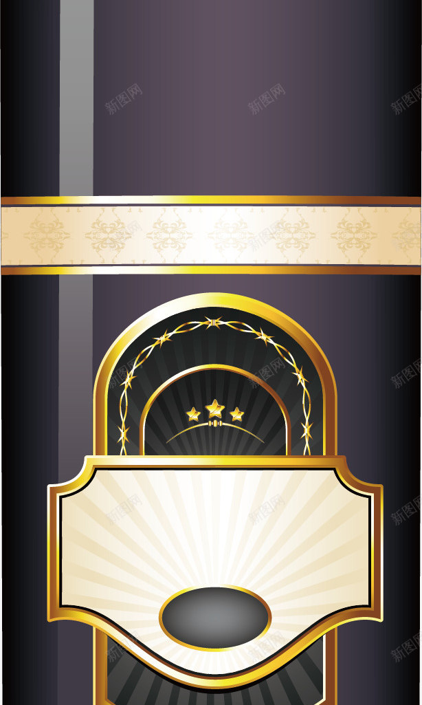 红酒瓶装饰png免抠素材_新图网 https://ixintu.com 红酒瓶 红酒瓶装饰设计 装饰设计矢量