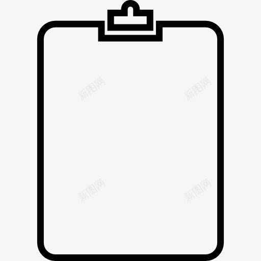 剪贴板的轮廓图标png_新图网 https://ixintu.com 剪贴板 办公室图标 工具 概述 界面 符号 轮廓