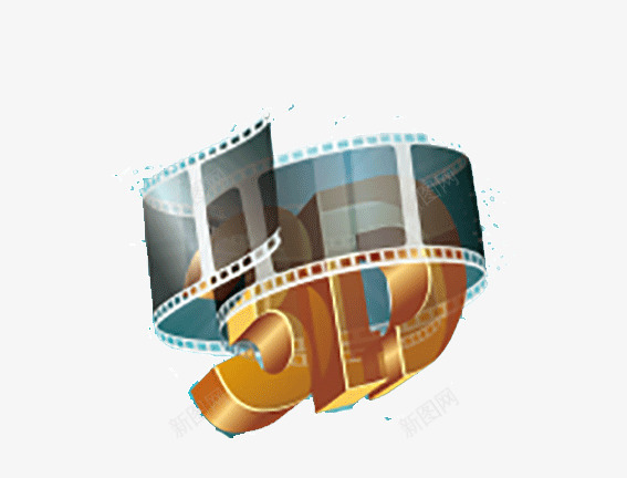 电影png免抠素材_新图网 https://ixintu.com 电影院宣传 胶片3D