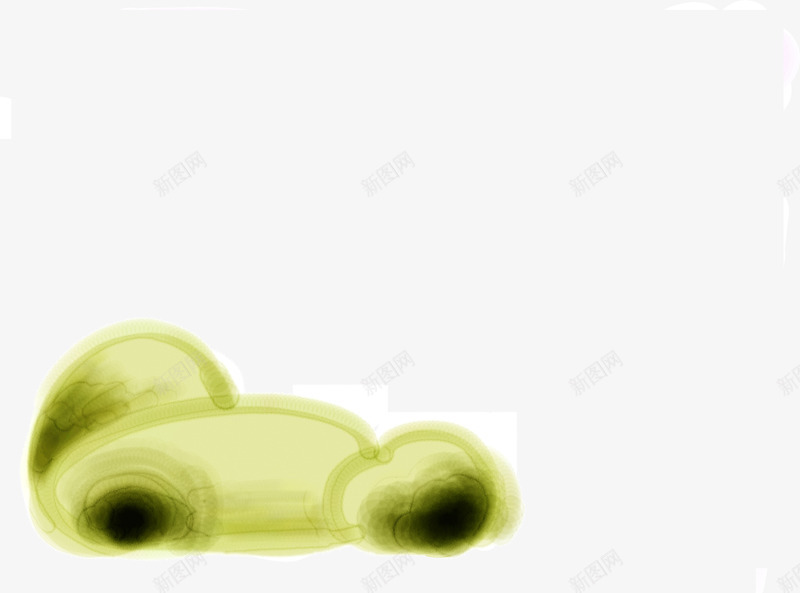 绿色手绘艺术抽象造型png免抠素材_新图网 https://ixintu.com 抽象 绿色 艺术 造型