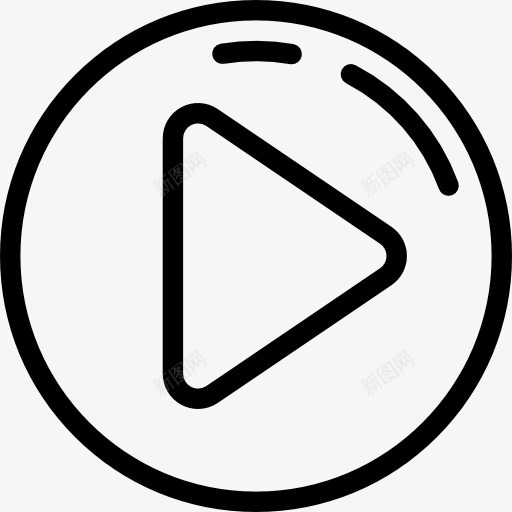 玩图标png_新图网 https://ixintu.com SEO和网络 多媒体接口 多媒体选项 播放按钮 游戏 电影 箭 视频播放器 音乐播放器