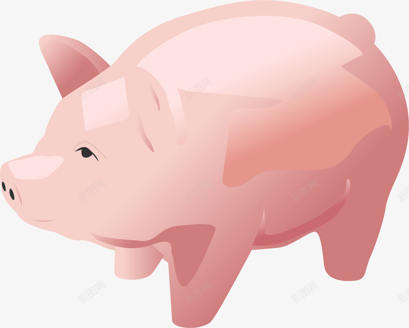 卡通金融小猪png免抠素材_新图网 https://ixintu.com 卡通 小猪 金融