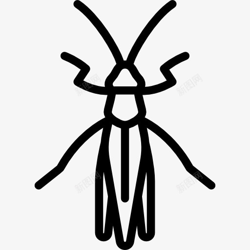 蚱蜢图标png_新图网 https://ixintu.com Caelifera 动物 昆虫 昆虫学 瘟疫横行