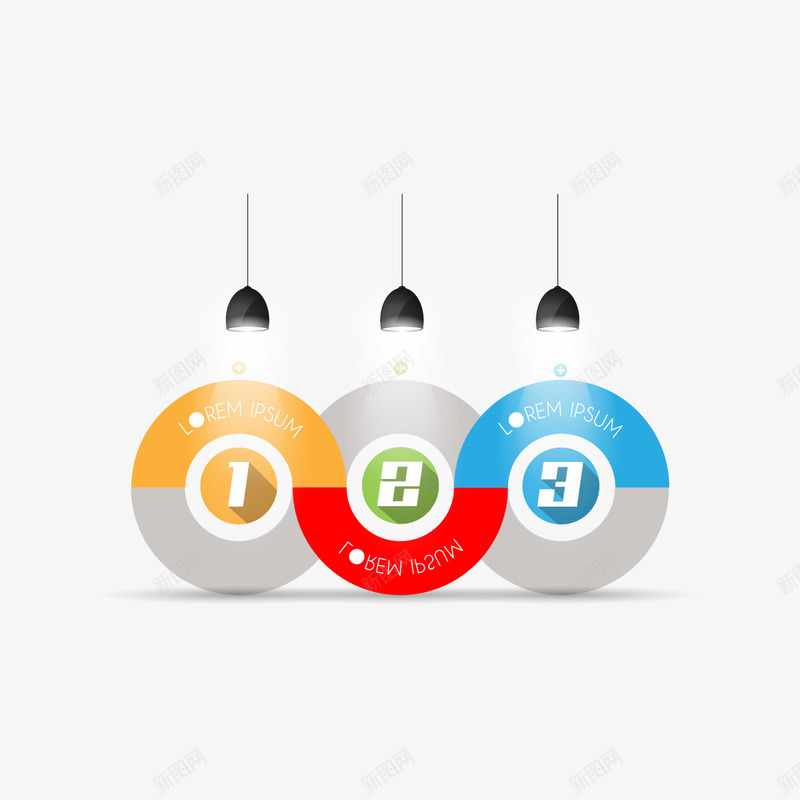 灯泡创意信息图png免抠素材_新图网 https://ixintu.com ppt ppt素材 信息图 免费png 免费png素材 灯泡 矢量素材
