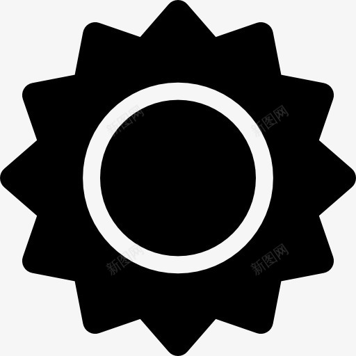 徽章图标png_新图网 https://ixintu.com 太阳 奖章 徽章 晴天 迹象