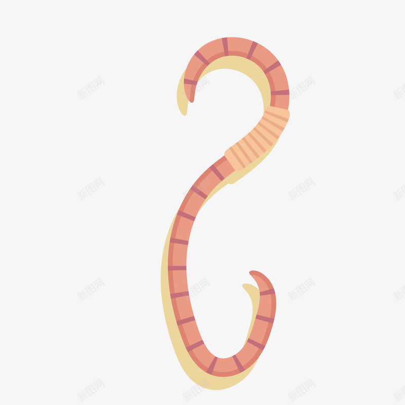 卡通手绘小蚯蚓矢量图ai免抠素材_新图网 https://ixintu.com 卡通蚯蚓 扁平蚯蚓 手绘蚯蚓 拟物蚯蚓 昆虫 漫画蚯蚓 矢量图 鼠绘卡通蚯蚓