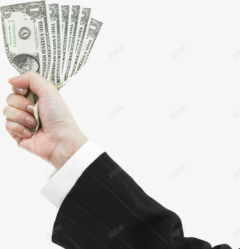 手拿钞票的人png免抠素材_新图网 https://ixintu.com 值钱 卡通 可爱 开心 手拿钞票 手绘 纸币 钞票 高兴