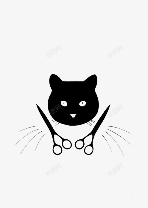卡通喵星人png免抠素材_新图网 https://ixintu.com 动物 卡通 插画 猫咪