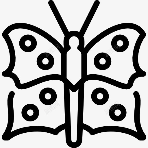 蛱蝶图标png_新图网 https://ixintu.com 动物 昆虫 蛱蝶 蝴蝶 飞蛾
