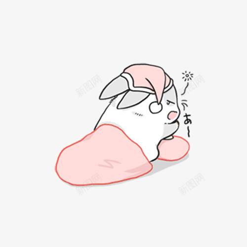 睡觉的猫咪png免抠素材_新图网 https://ixintu.com png图形 png装饰 动物 慵懒的猫 手绘 猫咪 睡觉 粉色 装饰 躺被窝里的卡通猫
