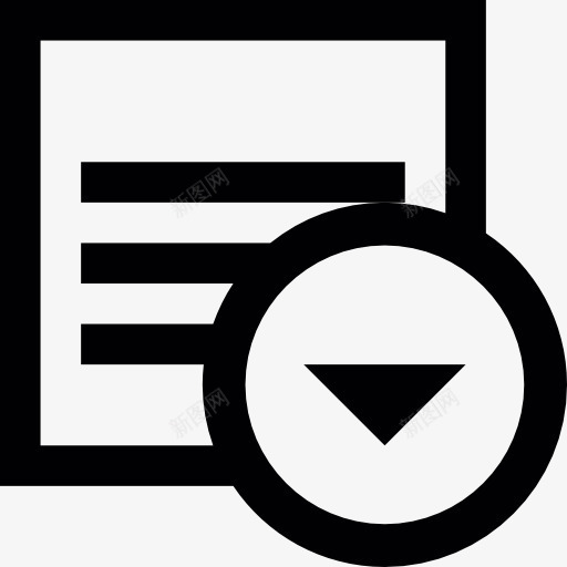 记下图标png_新图网 https://ixintu.com 底部 接口 方向 注意 箭头