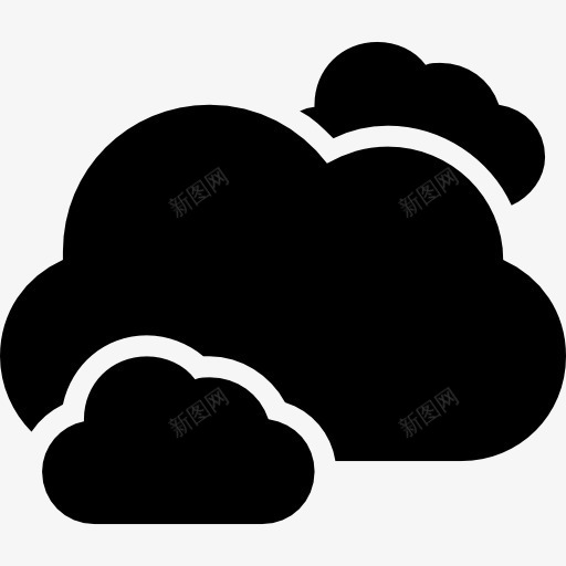 云黑风暴天气符号图标png_新图网 https://ixintu.com 乌云 天气 山楂填 暗云 暴风雨 暴风雨天气 雨 风暴