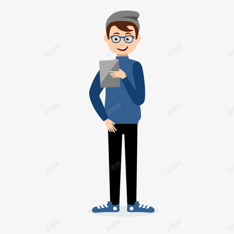 卡通装饰人物介绍海报png免抠素材_新图网 https://ixintu.com PPT制作 人物 人物介绍 动漫人物 卡通人物 职业人士 职业介绍 职场人物 装饰设计