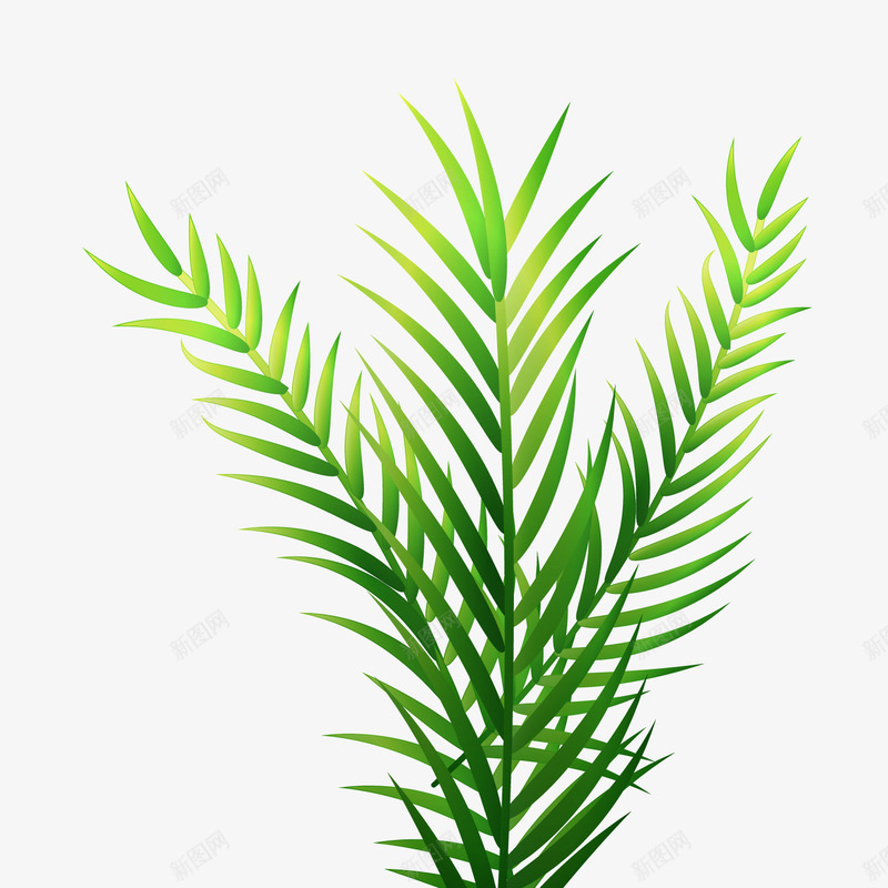小清新绿色叶子植物矢量图ai免抠素材_新图网 https://ixintu.com 叶子植物 小清新 绿色叶子 绿色植物 背景装饰 矢量图
