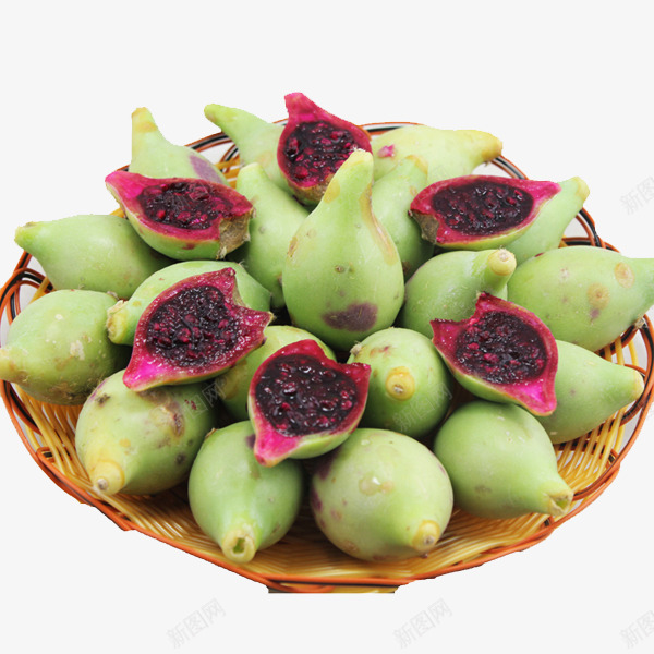 仙人掌果png免抠素材_新图网 https://ixintu.com 仙人掌果 水果 红心果肉 食物