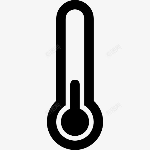 温度计温度低图标png_新图网 https://ixintu.com 天气 山楂天气填 工具 控制 温度 温度计 符号