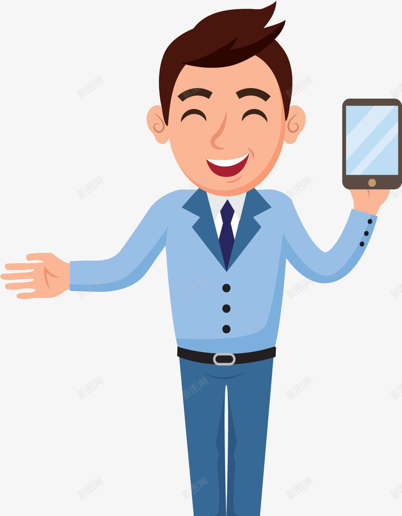 手拿手机介绍业务矢量图ai免抠素材_新图网 https://ixintu.com 介绍业务 介绍产品 手拿手机 手机 手机产品 矢量png 矢量图