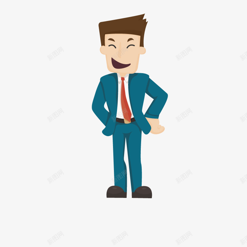 卡通装饰人物介绍海报职业男png免抠素材_新图网 https://ixintu.com PPT制作设计 人物 人物介绍 动漫人物 卡通人物 卡通装饰人物介绍海报设计职业男性大笑免费下载 大笑 职场人物 装饰设计