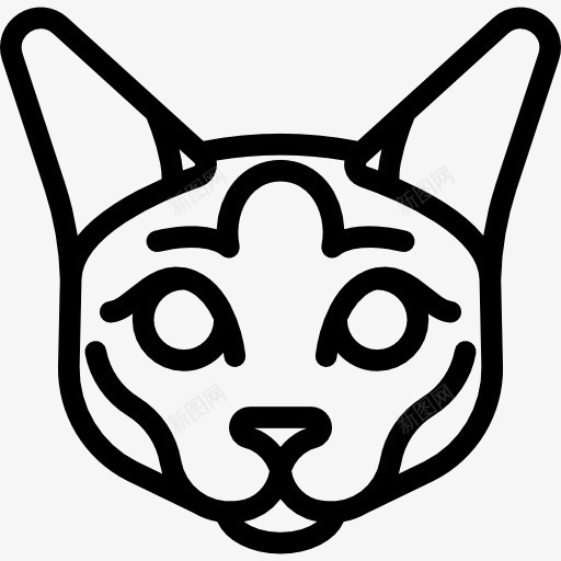 暹罗猫图标png_新图网 https://ixintu.com 动物 品种 宠物 猫 猫咪