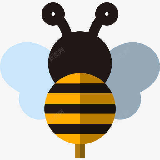 蜜蜂图标png_新图网 https://ixintu.com 动物 动物王国 昆虫 蜜蜂 蝇
