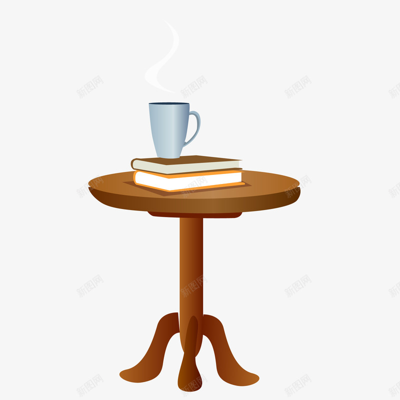 卡通家具配饰茶几矢量图ai免抠素材_新图网 https://ixintu.com 卡通 室内设计 家具设计 家具配饰 茶几设计 配饰设计 矢量图
