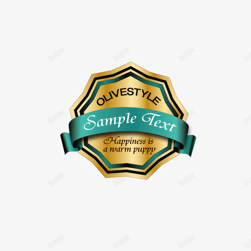 多边形丝带精美装饰标签图标png_新图网 https://ixintu.com 丝带标签 促销标签 图标 图章 广告设计 徽章 徽章标签 标签 装饰图标