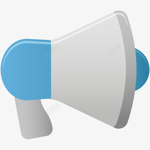 扩音器的喇叭图标png_新图网 https://ixintu.com megaphone speaker 扩音器 演讲者