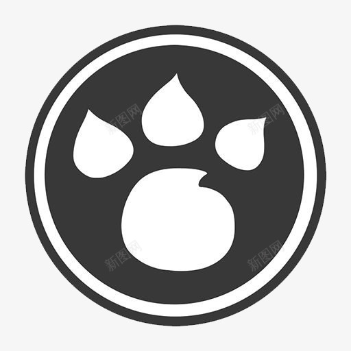 熊爪图标png_新图网 https://ixintu.com 图标 标志 标贴 熊爪