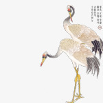 水墨画png免抠素材_新图网 https://ixintu.com 中国画 中国风 仙鹤图 国画 水墨画
