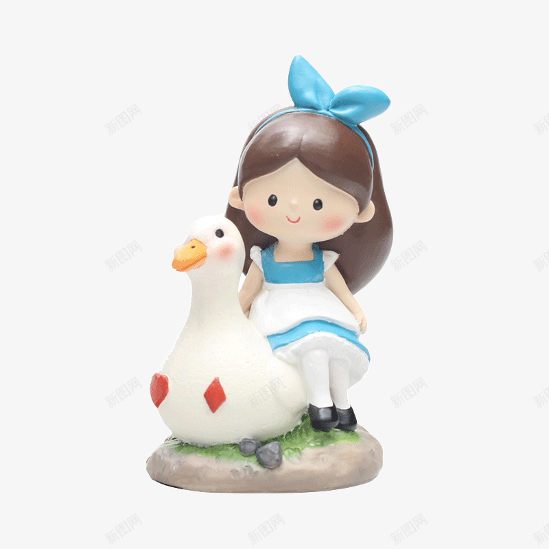 电视柜桌面摆件png免抠素材_新图网 https://ixintu.com 创意摆件 卡通摆件 工艺品摆件 爱丽丝仙境可爱摆件