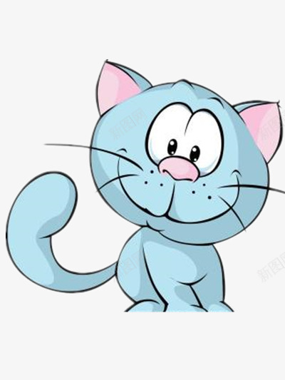 头大的猫咪png免抠素材_新图网 https://ixintu.com 动物 卡通 大眼 素材