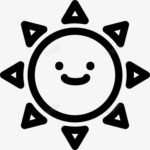 微笑的太阳图标png_新图网 https://ixintu.com 交感 太阳 宝贝 微笑 微笑的脸 阳光