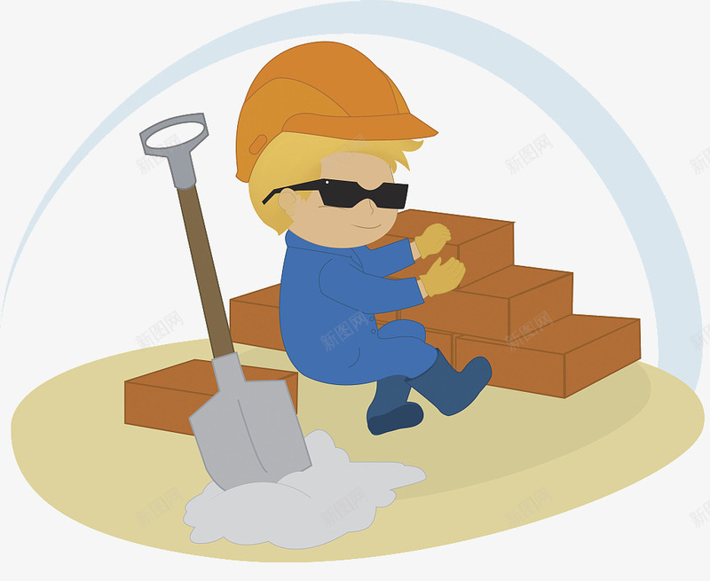 插图建筑工堆砌方砖墙png免抠素材_新图网 https://ixintu.com 建筑 插图建筑工堆砌方砖墙 方形砖 方砖 砖 砖块 砖头
