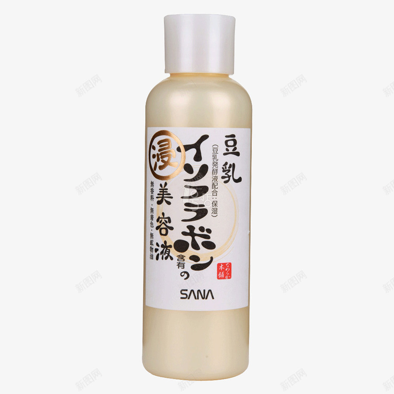 豆乳美肌浸透美容液png免抠素材_新图网 https://ixintu.com 产品实物 化妆品 美妆 美容液 豆乳