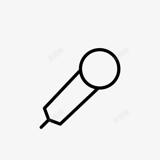 麦克风标志图标png_新图网 https://ixintu.com 话筒 麦克风