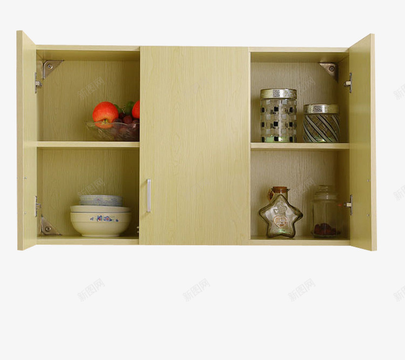 百搭厨房吊柜png免抠素材_新图网 https://ixintu.com 免扣 加厚 厨房 吊柜 实物图 家具 高清 黄色