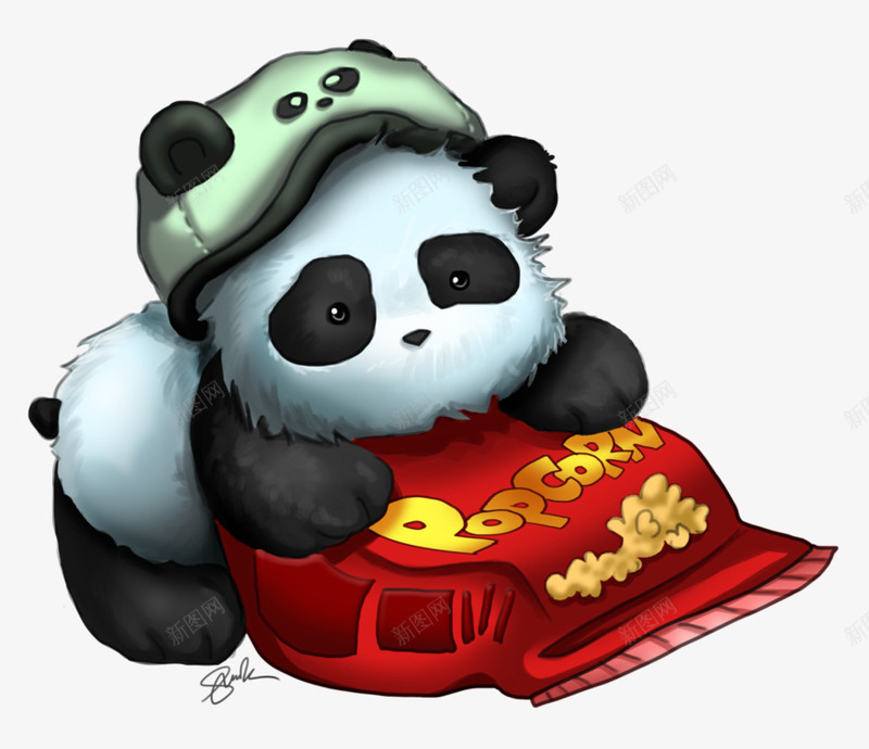 熊猫国宝中国风png免抠素材_新图网 https://ixintu.com 中国风 国宝 熊猫