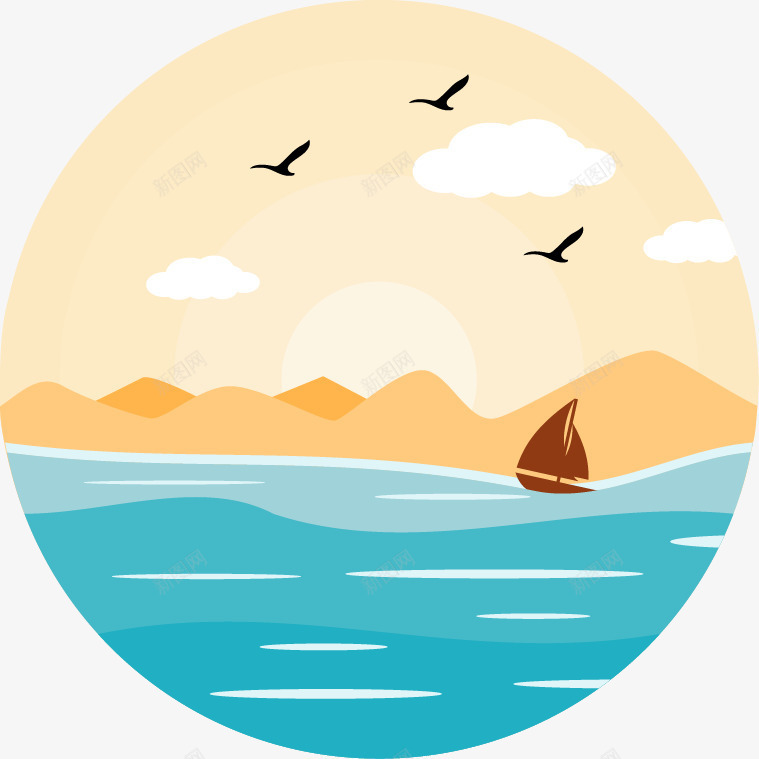 大海海欧png免抠素材_新图网 https://ixintu.com PNG PNG背景 免抠 免抠背景 免费下载 大海海欧 广告设计 手绘卡通 矢量手绘标签
