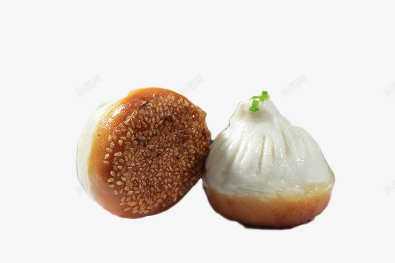 芝麻美味上海生煎包png免抠素材_新图网 https://ixintu.com 上海生煎包 口齿留香 可口 好吃 底部 松软 汁水多 美味 芝香四溢