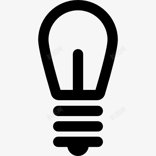 氙气灯泡图标png_新图网 https://ixintu.com 技术 灯泡 照明