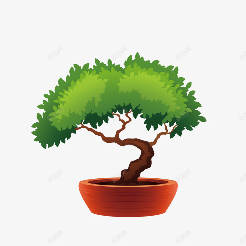 手绘盘栽植树节矢量图eps免抠素材_新图网 https://ixintu.com png免抠图 卡通 手绘 植树节 植物 盘栽 绿色 矢量图