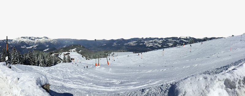 冬日滑雪场png免抠素材_新图网 https://ixintu.com 冬季 滑雪场 白色 雪地 雪景