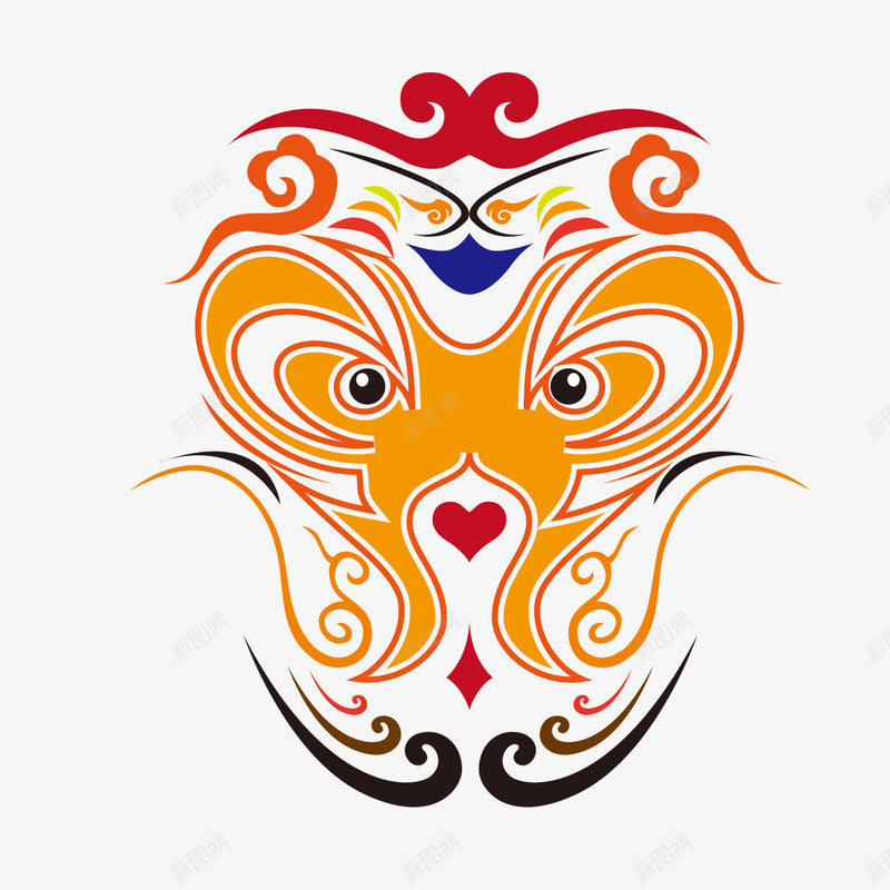 猴头鼠标垫图案png免抠素材_新图网 https://ixintu.com 图案 猴头 猴头鼠标垫图案 鼠标