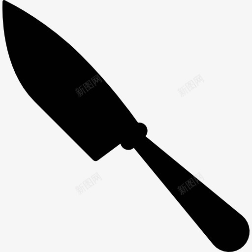 FranchKnife图标png_新图网 https://ixintu.com 刀 切断 屠夫 武器 餐具