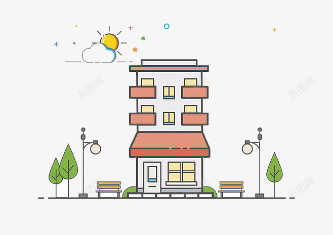 美好的一天png免抠素材_新图网 https://ixintu.com 平淡 舒适 阳光