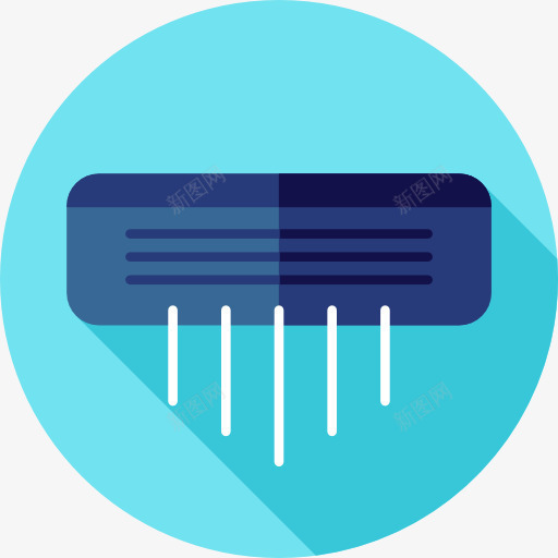 空调图标png_新图网 https://ixintu.com 供暖 家具 家用 技术 机器 清爽 空调
