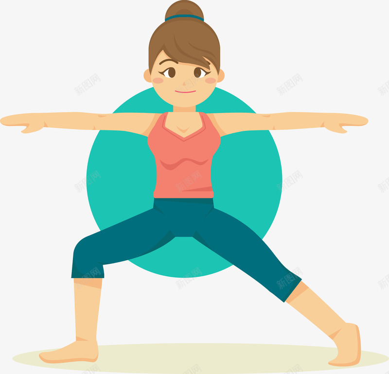 练瑜伽教师教学png免抠素材_新图网 https://ixintu.com 名师 教学 教师 瑜伽 课堂