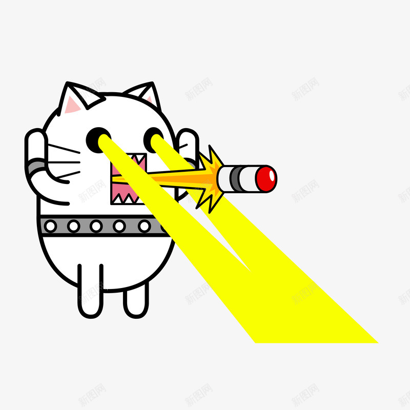 卡通手绘可爱的猫咪火眼金睛矢量图ai免抠素材_新图网 https://ixintu.com 卡通 卡通可爱 可爱 可爱卡通 火眼金睛 猫咪 矢量图