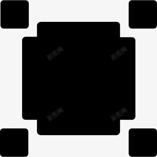 广场图标png_新图网 https://ixintu.com 几何 几何造型 平方