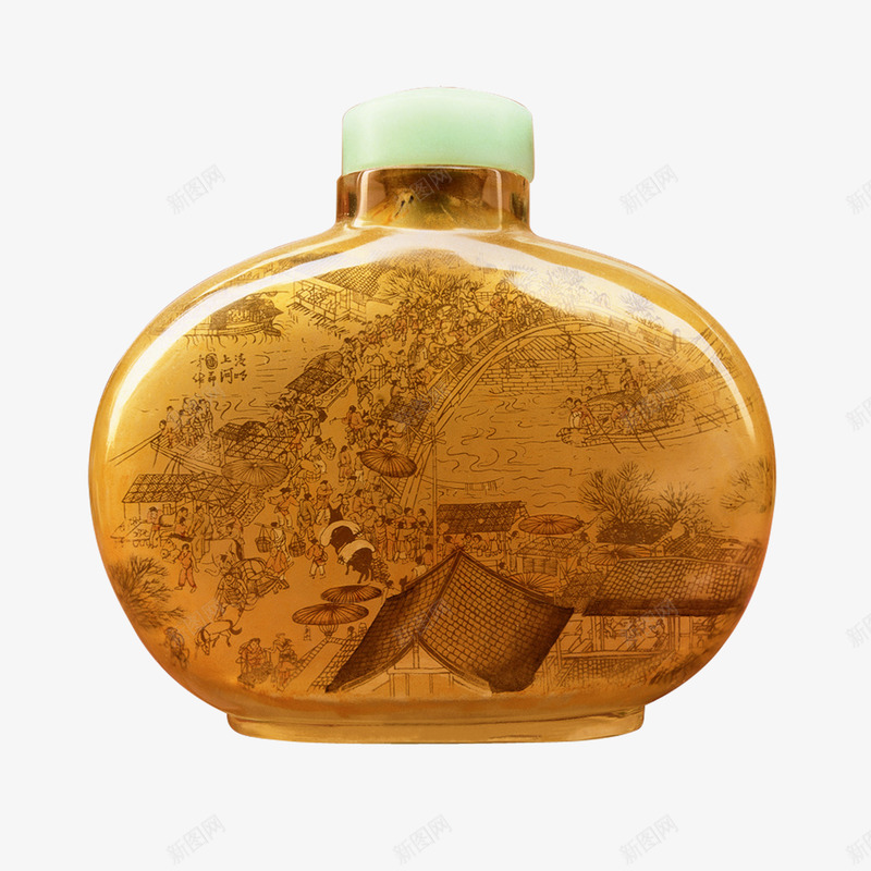 黄色酒瓶png免抠素材_新图网 https://ixintu.com 白酒 酒 酒瓶 黄色
